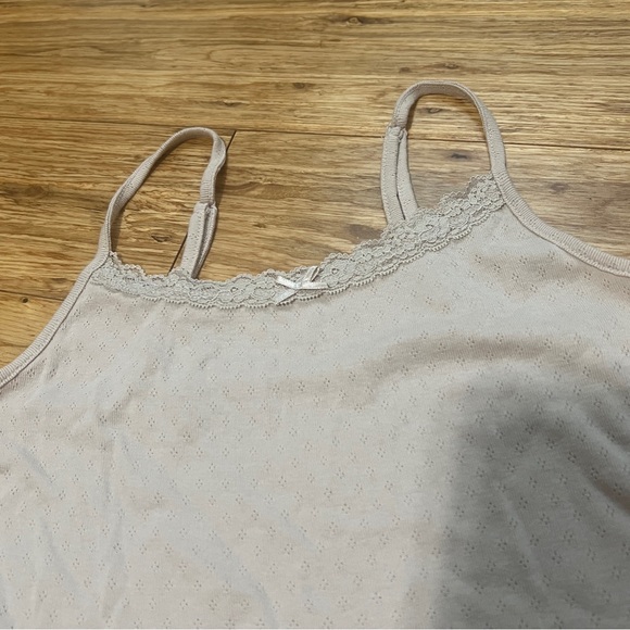 American Eagle Pointelle Lace Bow Cami - Picture 5 of 8